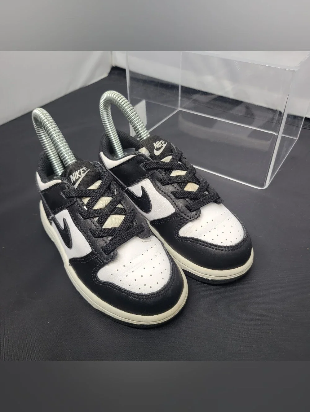 Nike Dunk Low Black White Panda CW1588-100 kids Size 1Y